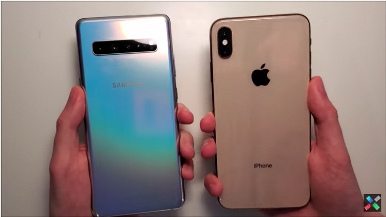 Видео дня: Samsung Galaxy S10 5G сравнили с Apple iPhone XS Max по скорости